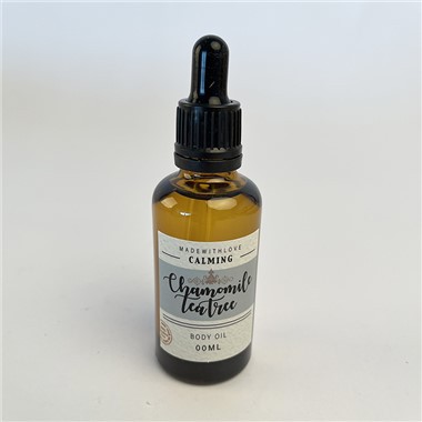 Kroppsmassageolja för torr hud